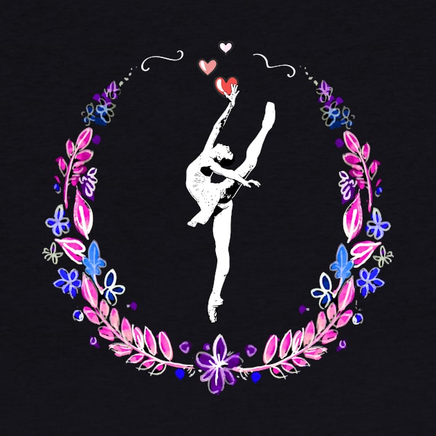 Ballerina Flower Wreath by letnothingstopyou